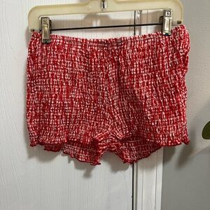 checkered micro shorts